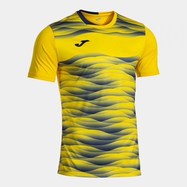 Фланелка / тениска TIGER VII SHORT SLEEVE T-SHIRT жълто морско синьо
