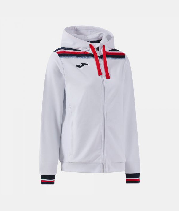 Дамска суитшърт TOLEDO II ZIP-UP HOODIE бяло морско синьо