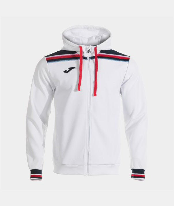 Суитшърт TOLEDO II ZIP-UP HOODIE бяло морско синьо