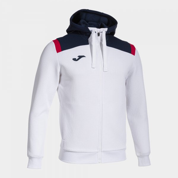 Суитшърт с качулка TOLEDO  ZIP-UP HOODIE бяло морско синьо