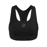 Дамски спортен потник TOP DONNA ELASTIC BAND черно