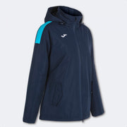 ANORAK TRIVOR NAVY BLUE TURQUOISE FLUORESCENT NAVY