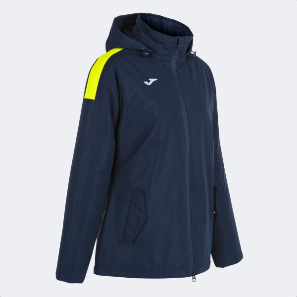 ANORAK TRIVOR NAVY BLUE YELLOW FLUORESCENT NAVY