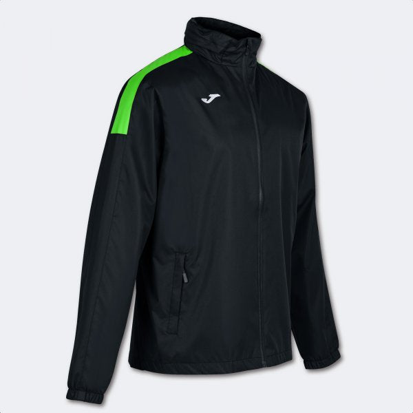 RAINCOAT TRIVOR NEGRO-VERDE FLUOR
