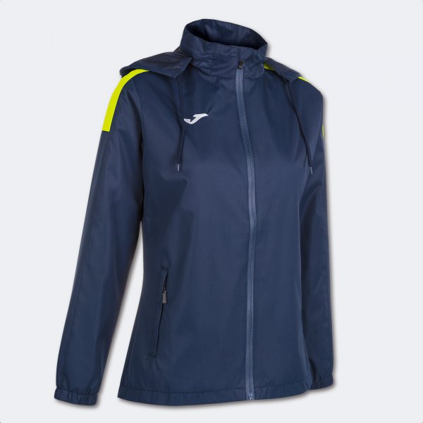 TRIVOR RAINCOAT NAVY FLUOR YELLOW NAVY