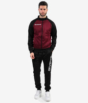 TUTA CUBA POLARFLEECE GRANATA/NERO