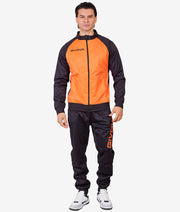 TUTA CUBA POLARFLEECE ARANCIO/NERO