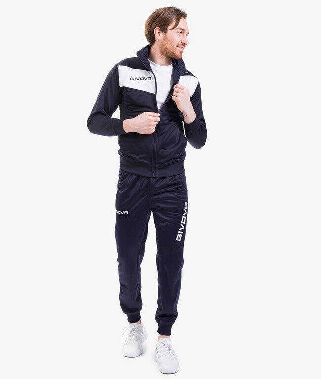 TUTA VISA TRIACETATO BLU/BIANCO