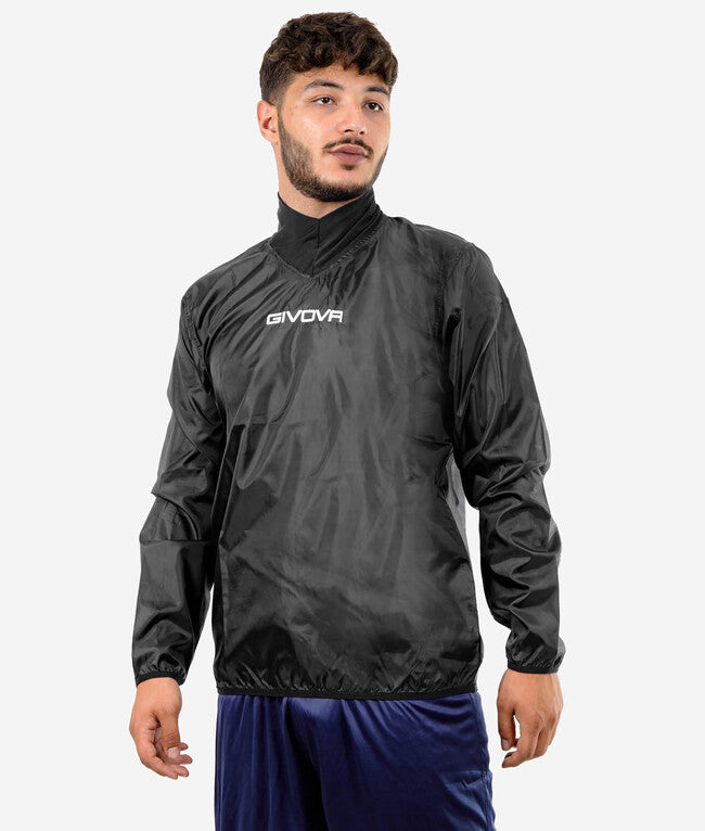 RAIN JACKET COLLO COSTINA NERO