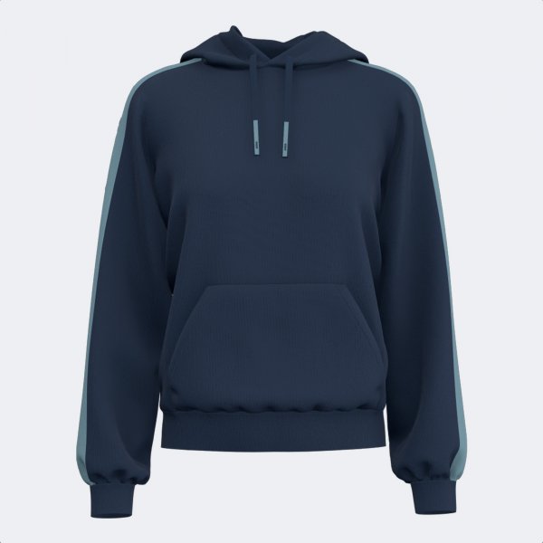 Дамска суитшърт URBAN AESTHETICS HOODIE NAVY BLUE SKY BLUE NAVY-SKY BLUE