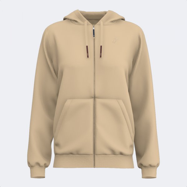 Дамска суитшърт URBAN AESTHETICS ZIP-UP HOODIE бежово