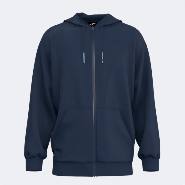 Суитшърт URBAN AESTHETICS ZIP-UP HOODIE морско синьо
