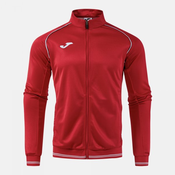 Суитшърт VINTAGE ECO RETRO FULL ZIP SWEATSHIRT сиво - червен-сив