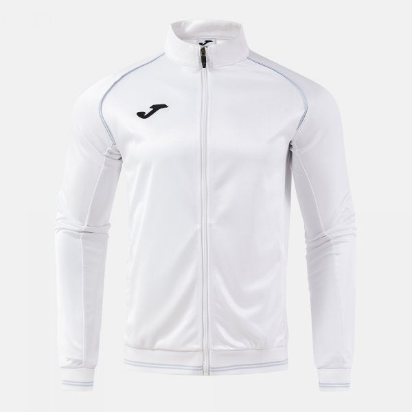 Суитшърт VINTAGE ECO RETRO FULL ZIP SWEATSHIRT бяло сиво