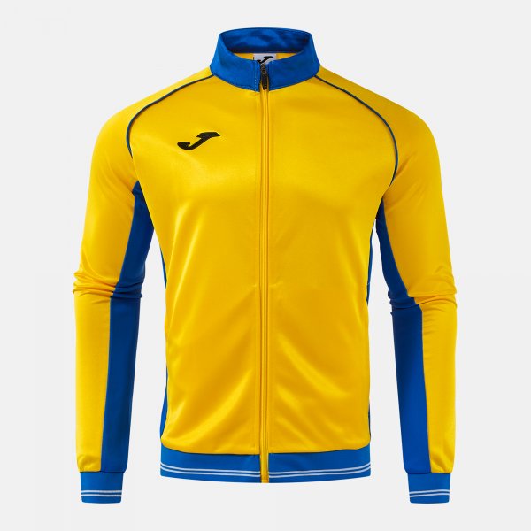Суитшърт VINTAGE ECO RETRO FULL ZIP SWEATSHIRT сиво - жълто азурно