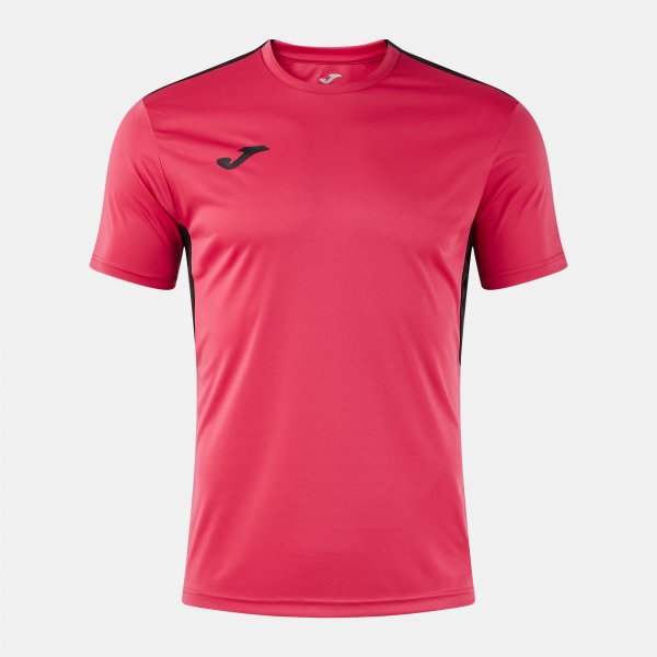 Тениска WINNER IV SHORT SLEEVE T-SHIRT тъмно морско синьо - фуксия черно
