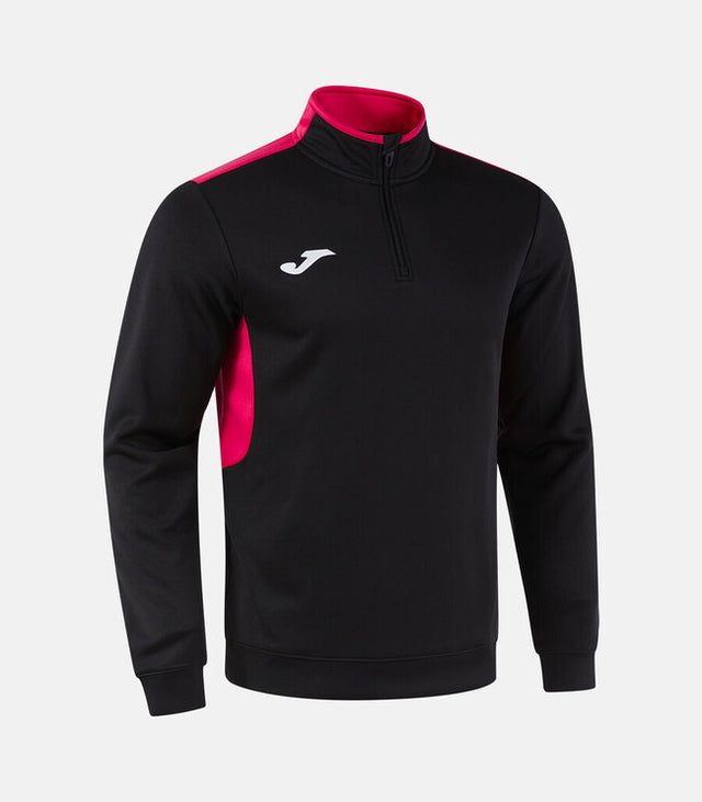 Суитшърт WINNER IV SWEATSHIRT тъмно морско синьо - черно фуксия