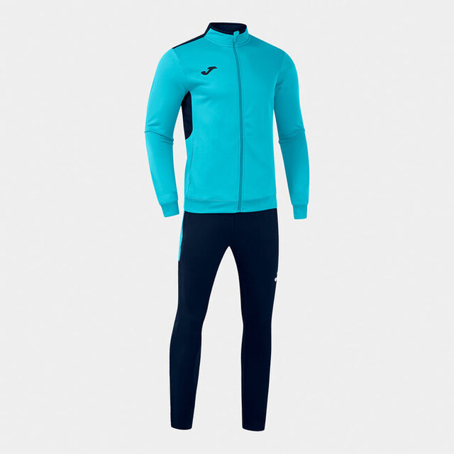 Екип / комплект WINNER IV TRACKSUIT тъмно морско синьо - флуоресцентно тюркоазено