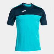 WINNER SHORT SLEEVE T-SHIRT FLUOR TURQUOISE-NAVY FLUOR TURQUOISE