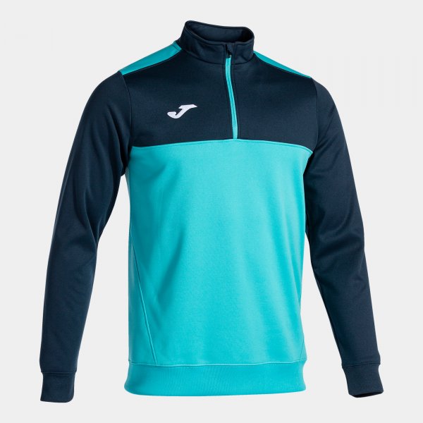 WINNER SWEATSHIRT FLUOR TURQUOISE-NAVY FLUOR TURQUOISE