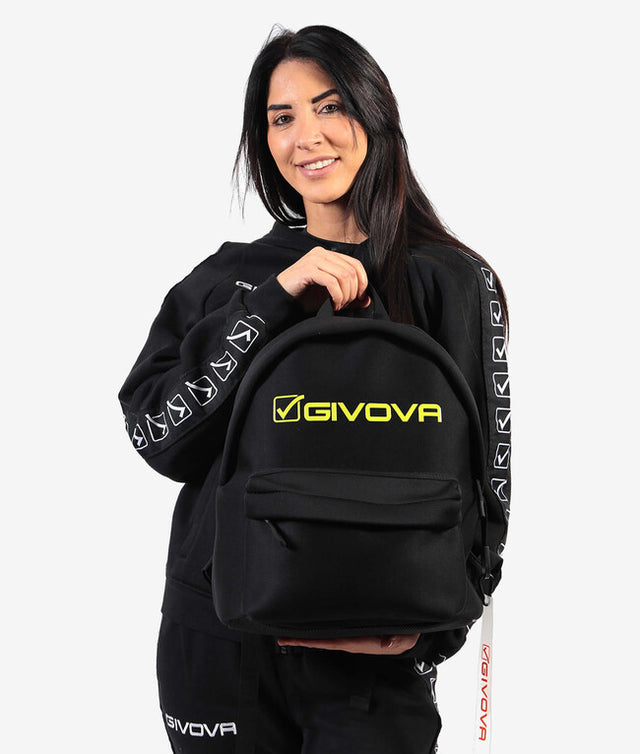 Раница ZAINO FUTURO NEOPRENE черно-флуо жълто